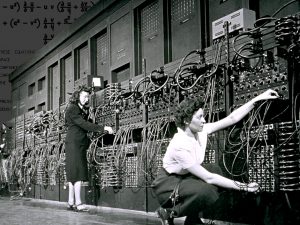 Marlyn Wescoff [left] and Ruth Lichterman were two of the female programmers of ENIAC.